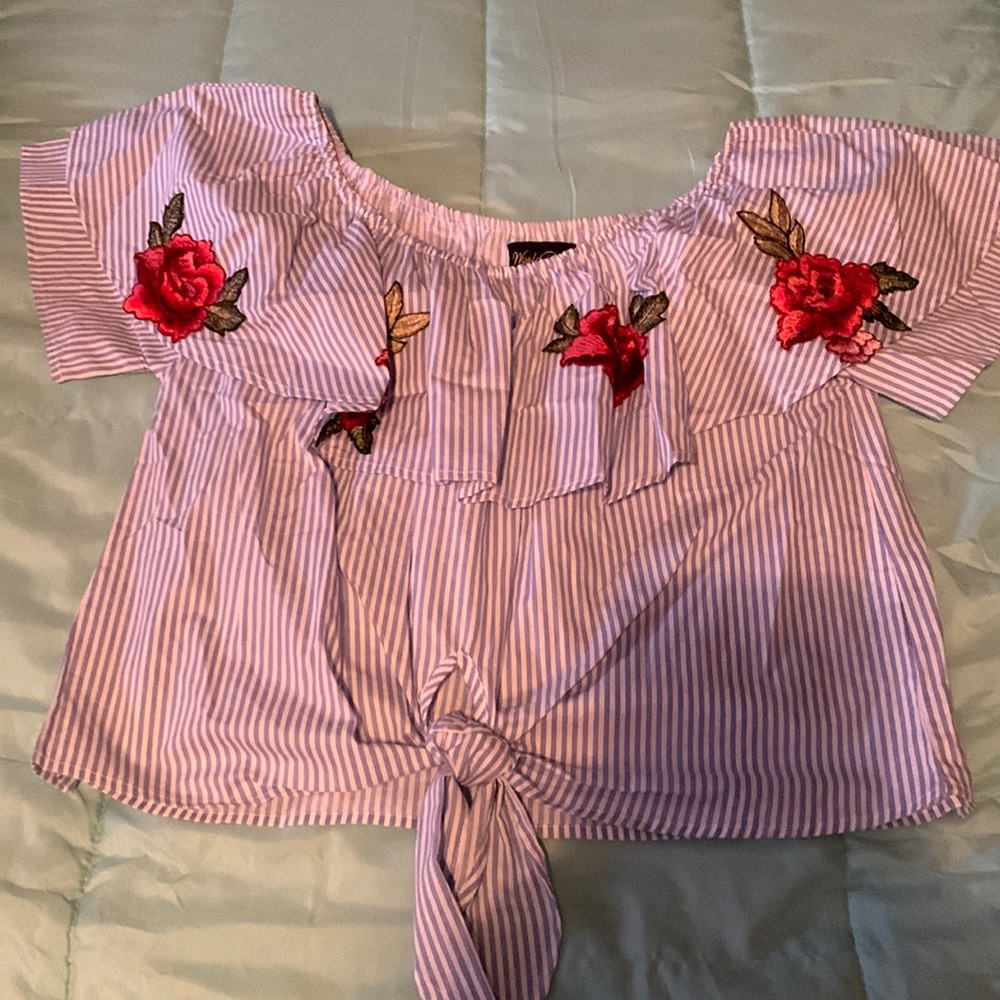 Floral crop top